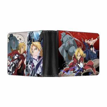 Imagem de Carteira Fullmetals Alchemists Anime Characters Slim BiFold - Yiweisai