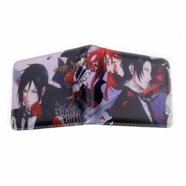 Imagem de Wallet Black Butlers Anime Characters Slim BiFold PU - yiweisai