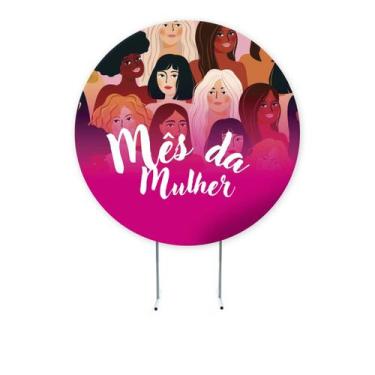 Imagem de Painel de Festa Dia das Mães, Painel Redondo 1,50 , Painel de Festa Re