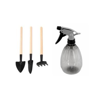 Imagem de Ferramenta de Jardim e Borrifador Mini Pazinha Ancinho 4un - YANGZI