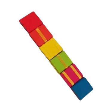 Imagem de Brinquedo De Quebra-Cabeça Infinito De Madeira Para Crianças, Escada D