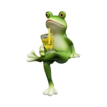 Imagem de Estátua De Sapo Em Resina, Acessórios Para Bonsai, Decoração Animal Pa