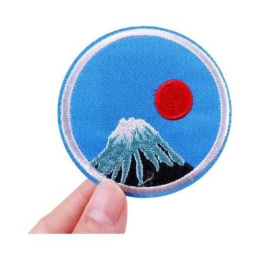 Imagem de Patch Bordado De Aventura Em Acampamento Na Montanha, Termocolante Par