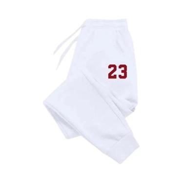 Imagem de Calças De Moletom Luxuosas Para Homens Com Estampa, Quentes, Para Corr