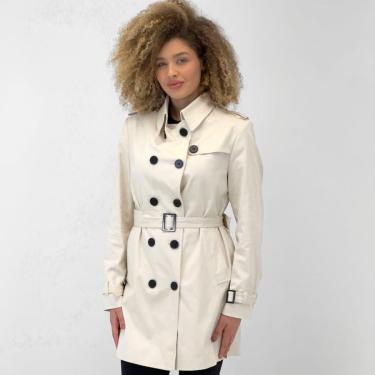 Imagem de Casaco Malise Trench Coat 7/8 em Tecido Feminino-Feminino