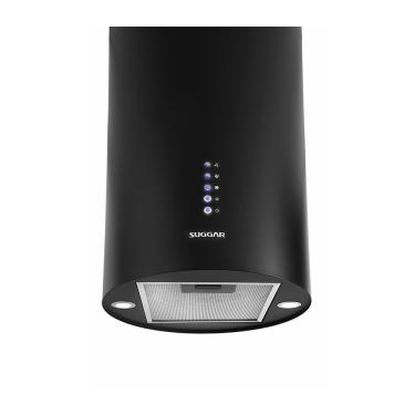 Imagem de Coifa De Ilha Redonda Quartzo 35cm Suggar TP3521PT Preta 110V