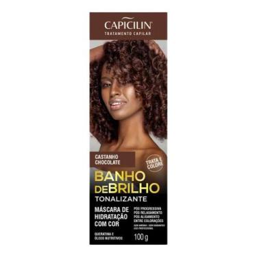 Imagem de Banho Brilho Capicilin Castanho Chocolate 100g