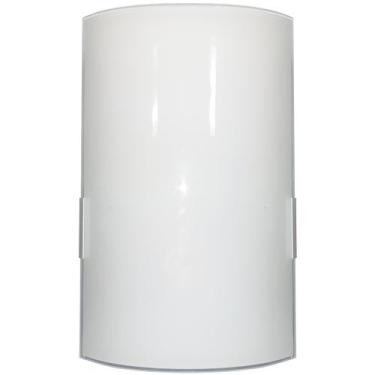 Imagem de Arandela Moderna Solaris Calha Vidro Curvo Tema Leitoso - CM GLASS - C