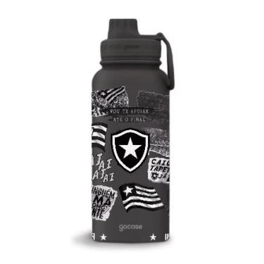 Imagem de Garrafa Térmica Fresh 950ml Gocase - Botafogo - Colagem-Unissex