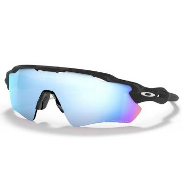 Imagem de Óculos de Sol Oakley Radar EV Path Matte Black Camo W/ Prizm Deep Water Polarized-Masculino