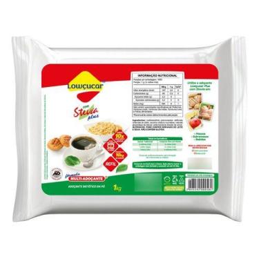 Imagem de Adoçante Lowçucar Plus Com Stévia Forno E Fogão Refil 1kg
