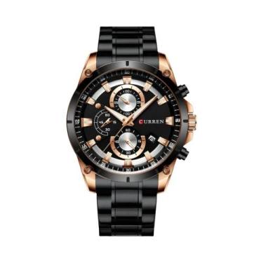 Imagem de Relógio De Negócios Masculino À Prova d'Água Com Pulseira De Aço Inoxi