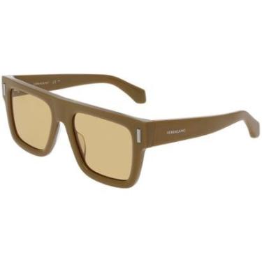 Imagem de Óculos de Sol Ferragamo SF2063SE 320 - Marrom 53-Masculino