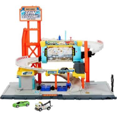 Imagem de Matchbox Super Auto Center com Vários Níveis e Acessórios