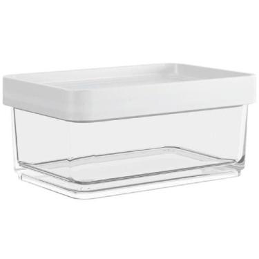 Imagem de Pote Clear Mini 200ml Branco - 20766-0007 - Coza