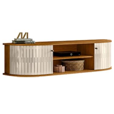 Imagem de Rack Bancada Suspensa Modena Naturale Off White – Madetec