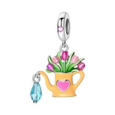 Imagem de Pingentes De Prata 925 Para Pulseiras De 3mm, Joias DIY Com Temas De C