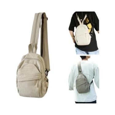 Imagem de Bolsa Transversal Leve Para Homens E Mulheres, Mochila Pequena De Ombr