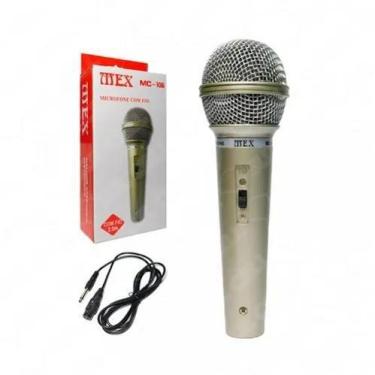 Imagem de Microfone Karaokê Fone Musica profissional Dinâmico - Mex