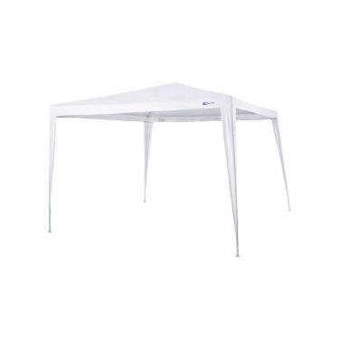 Imagem de Gazebo Desmontável Fiesta 3M X 3M com Estrutura em Aço Esmaltado Branco Branco