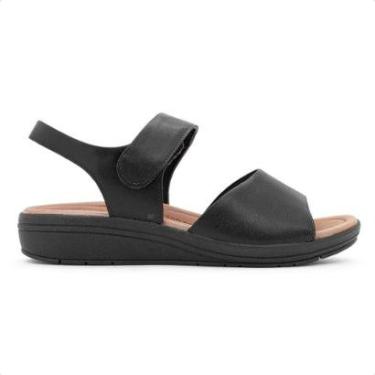 Imagem de Sandália Usaflex Anabela Fecho-Flex Feminina-Feminino