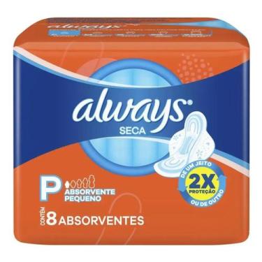 Imagem de Absorvente Always Super Proteção Cobertura Seca C Abas - 8un