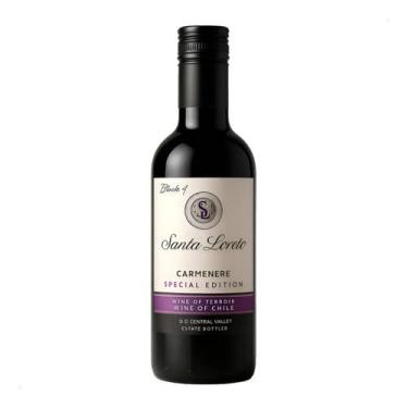Imagem de Mini Vinho Tinto Chileno Santa Loreto Carmenere 187ml