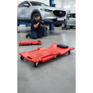Imagem de Carrinho Mecânico Vermelho 150kg com Encosto - Congratulations Store