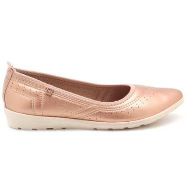 Imagem de Sapatilha Piccadilly Napa Bico Fino Salto Baixo Perfuros Feminino 295003-Feminino