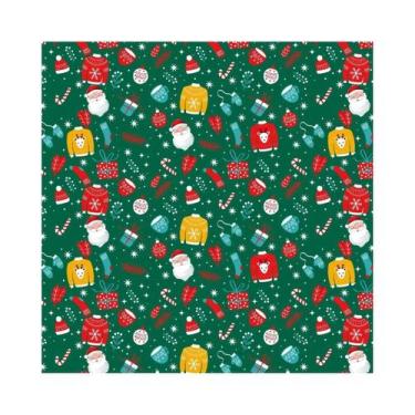 Imagem de Papel De Presente De Natal Do Papai Noel, Embalagem Kraft Para Present