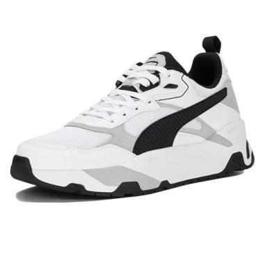 Imagem de Tênis Puma Trinity White Black Light Gray, 39, Branco
