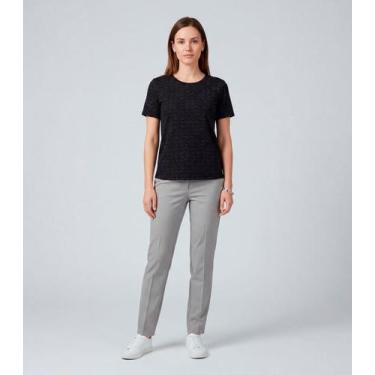 Imagem de Blusa Feminina Básica Infinita Cor Preto, GG, Preto