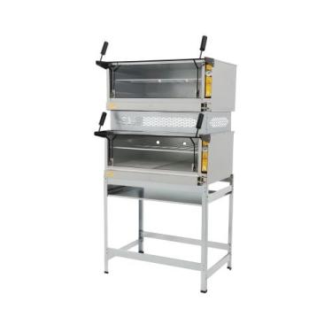 Imagem de Forno Guilhotina a Gás Industrial 9595 2 Câmara de 25cm Metalmaq