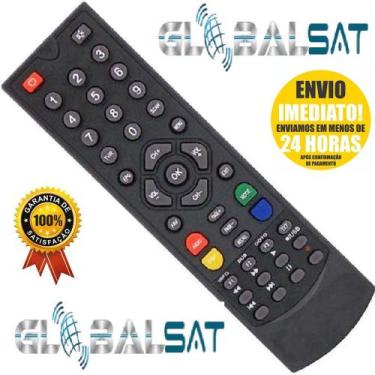 Imagem de Controle Remoto Receptor Gglobalsat- Gs120 Plus HD