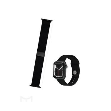 Imagem de Pulseira De Metal Para Smartwatch (sw-98) Psw-98 Maketech., Preto