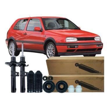 Imagem de Kit Amortecedor Batente Coifa Dianteiro Golf Mk3 1997 Á 2002 - MONROE