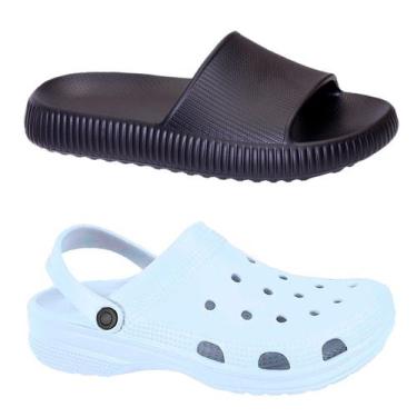 Imagem de Kit Chinelo + Babuche Nuvem Original Muito Leve e Macio Unissex - Simo
