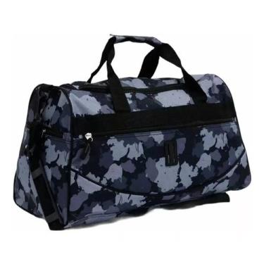 Imagem de Bolsa Transversal Grande Sacola Mala Mão Viagem Esportiva Camuflado - 