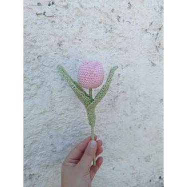 Imagem de Flor tulipa - Ateliê Maria, rosa
