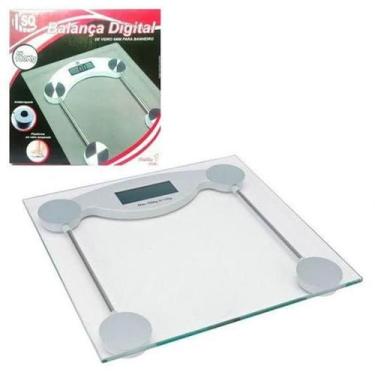 Imagem de Balança Digital Corporal Banheiro Academia Até 180Kg - SQ