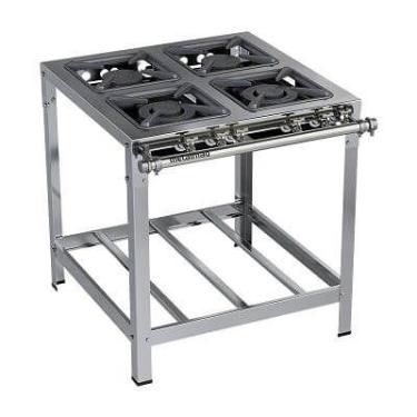Imagem de Fogao 04b 30x30 02duplas 02 simples inox 430 rww - METALMAQ