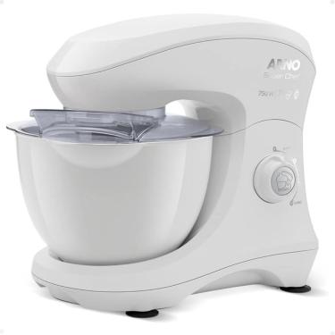 Imagem de Batedeira Planetária Arno Superchef 5L 750W 15 Velocidades Branco 110V para Preparos In...