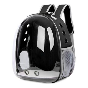 Imagem de Mochila Transporte PET Animais Transparente Preto China - CW01