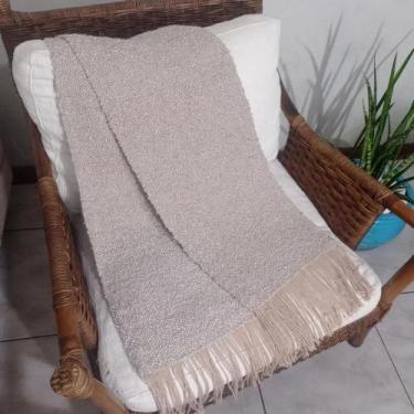 Imagem de Cachecol Manta Pachimina lã tear - Ivonise Ateliê 