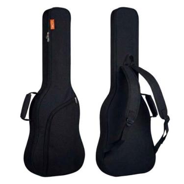 Imagem de Bag Capa Para Guitarra Acolchoada Voik BG1000P Preta Alça Dupla
