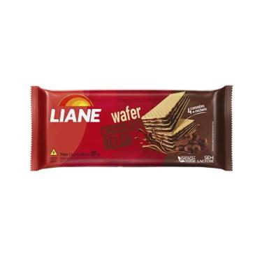 Imagem de Biscoito Wafer de Chocolate Belga Sem Lactose - 90 Gramas - Liane