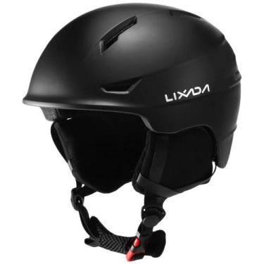 Imagem de Capacete De Esqui Profissional Lixada Com Protetores De Orelha Destacá
