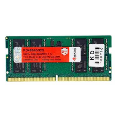 Imagem de Memória RAM Keepdata 32GB DDR5 4800MT/s para Notebook - KD48S40/32G
