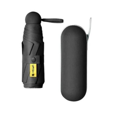Imagem de Guarda-chuva Mini Dobrável UV Com Proteção Solar E Contra Chuva, Acess