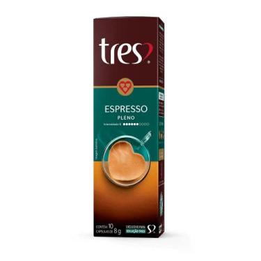 Imagem de Café em Cápsulas Tres Espresso Pleno 10 cápsulas